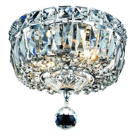 Elegant Lighting Royal Cut Clear Crystal Tranquil 2-Light, 181447 V2528F8C/RC